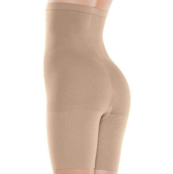 SPANX ASSETS Fantastic Firmers Star Power Shaping Sheer Plus Shorts - Picture 1 of 8